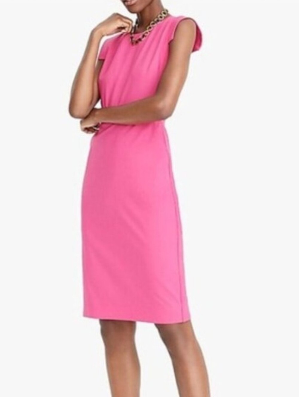 (Tall) NWT J.Crew Pink Resume Sheath Dress Sz 6T